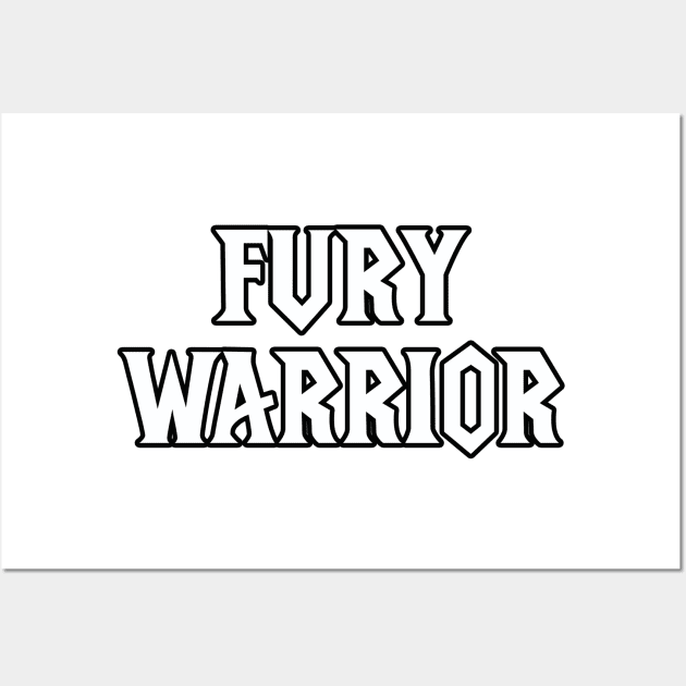 Fury Warrior Wall Art by snitts